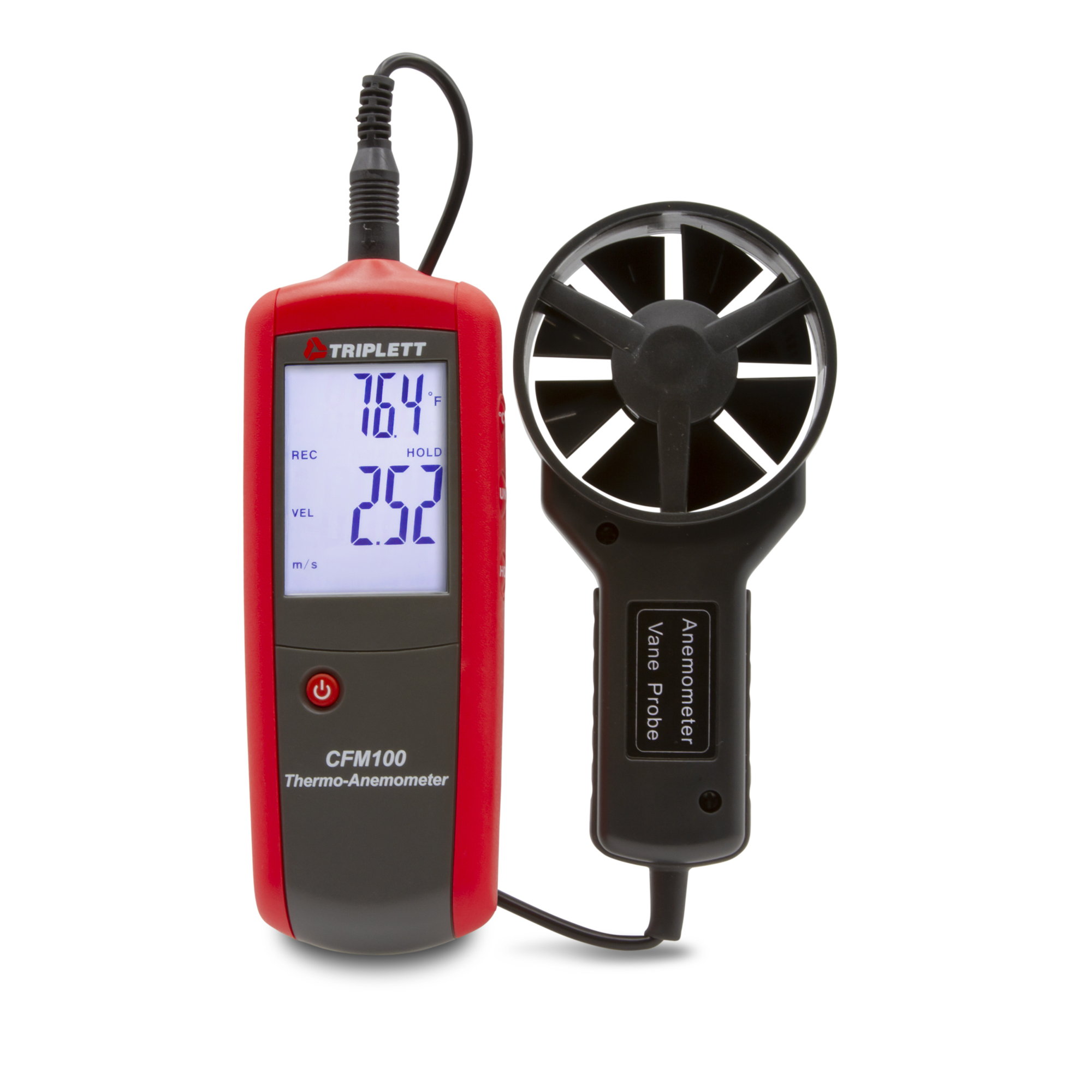 Triplett, CFM/CMM Thermo-Anemometer, Model# CFM100